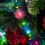 53 FT 750 LED Rainbow Multi Compact Lights With Green Wire