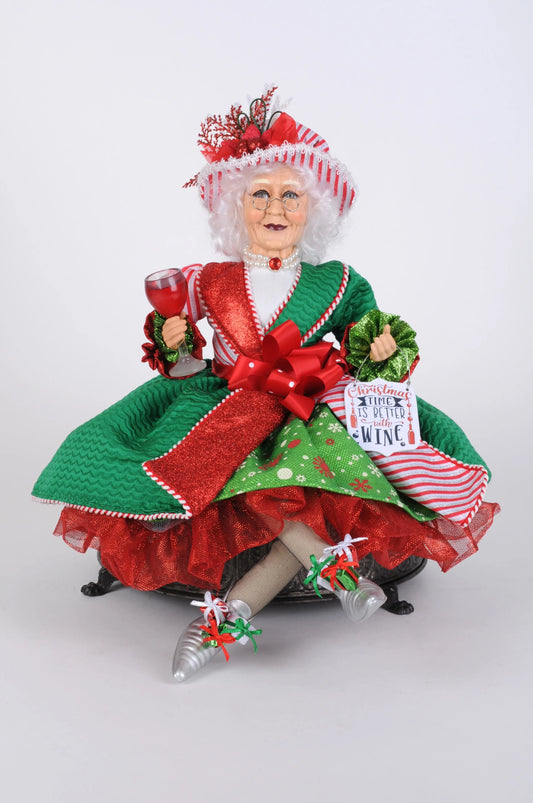 Karen Didion Originals 18" Christmas Cheer Mrs Claus