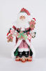 Karen Didion Originals 19" Mr Gingerbread Santa