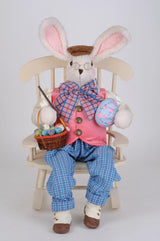 Karen Didion Originals 22" Artist Bunny With Chair