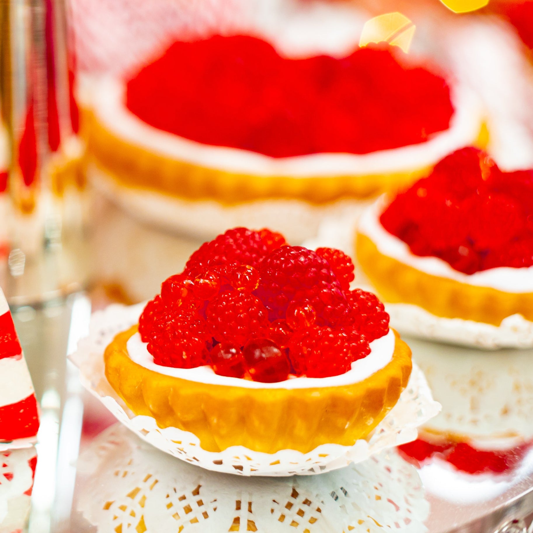 3" Red Raspberry Tart