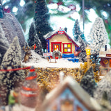 Snow Village The Proud Angler