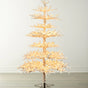9 FT Flocked Layered Twig Tree