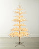Árbol de ramitas de 9 pies, en capas, con efecto nevado