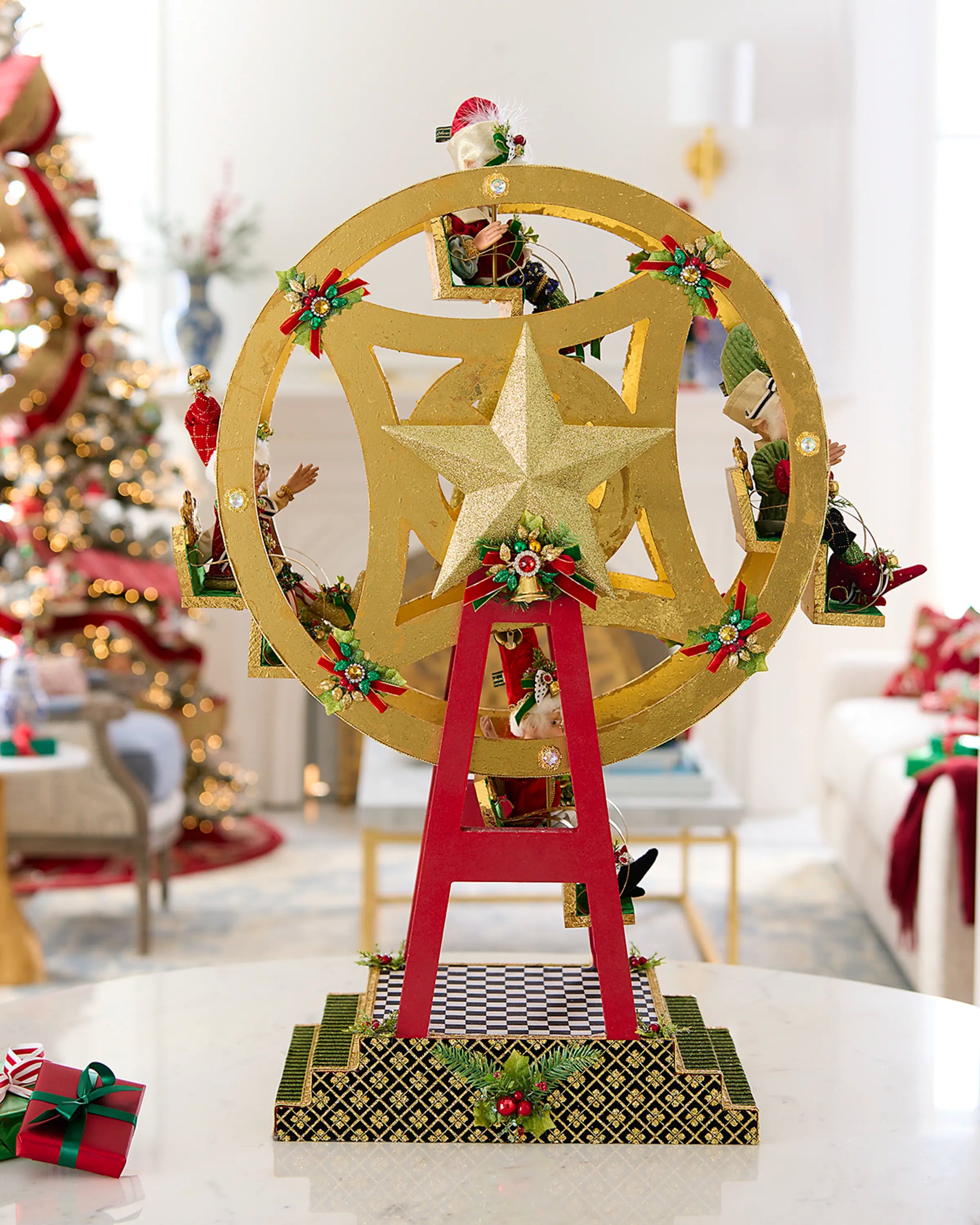 Mark Roberts 36.5" North Pole Ferris Wheel With Elf