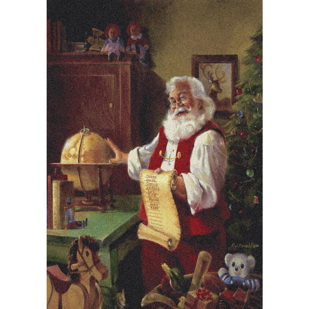 Santa's Wish List Rug