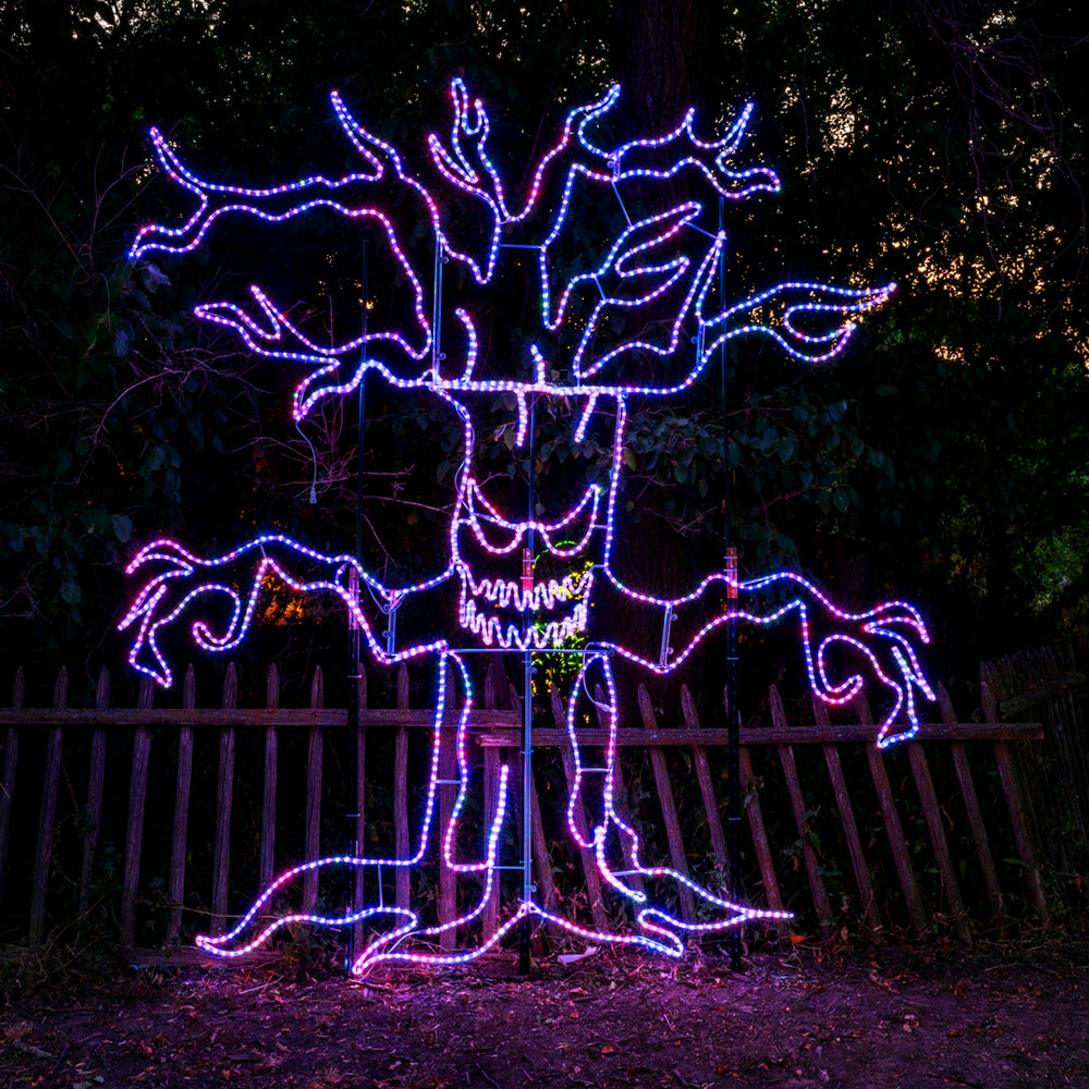 Dynamic RGBWW LED Haunted Tree