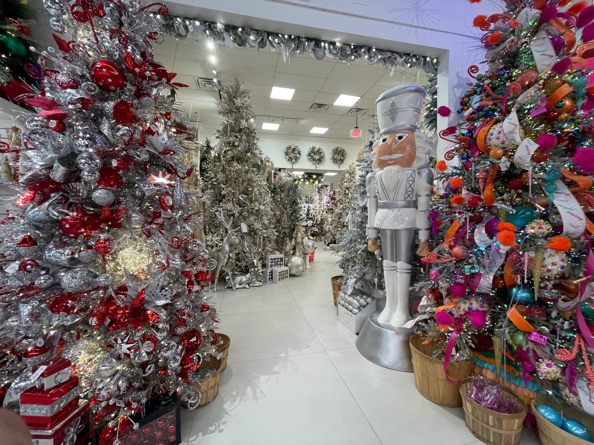 9 FT White & Silver Nutcracker