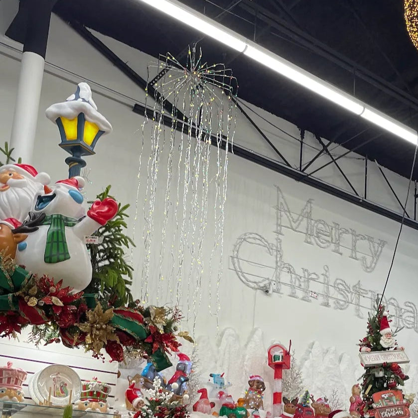 10 FT 880 LED Multi Cascade Lights With Silver Wire 5 Flow Speed