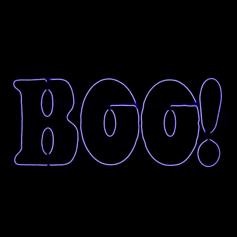 Letrero de neón de 38" LiteLines ¡Boo!