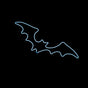 33.5" LiteLines Neonflex Bat Sign