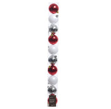2" Shiny & Matte Shatterproof Ball Ornaments Assorted Set Of 50