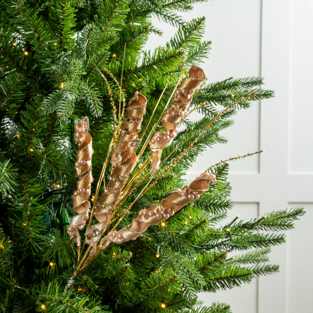 Juego de 6 esprays con purpurina de 27"