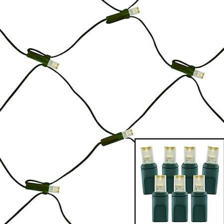 100 LED 5MM Net Light With Green Wire