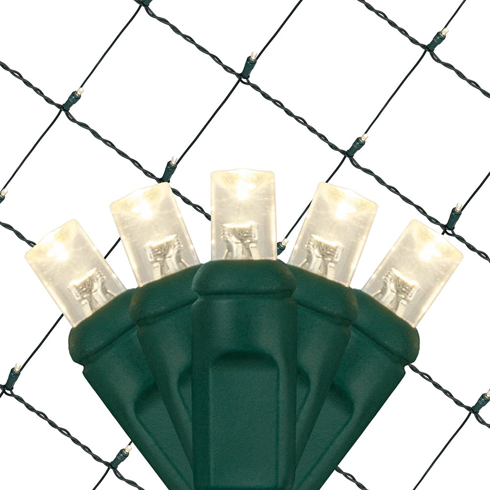 100 LED 5MM Net Light With Green Wire