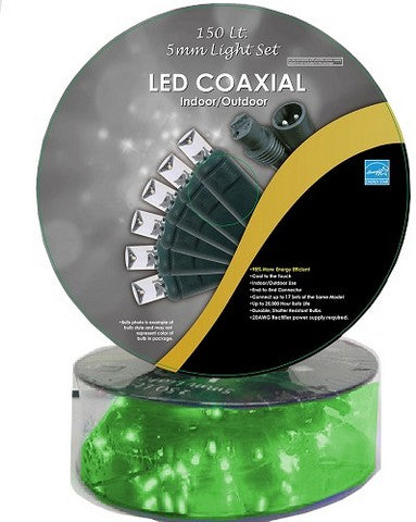 50 FT 150 LED 5MM Concave Coaxial Light Set