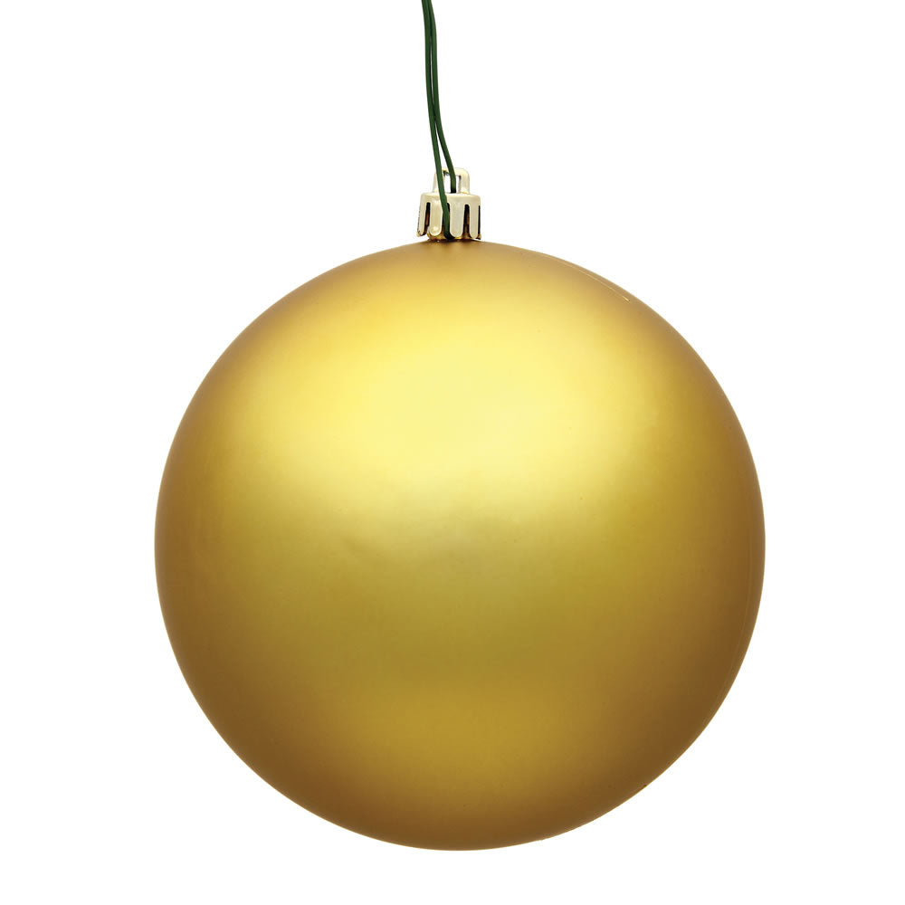 10" Matte Shatterproof Ball Ornament Set Of 2