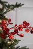 30" Glitter Leaf Spray Set Of 12